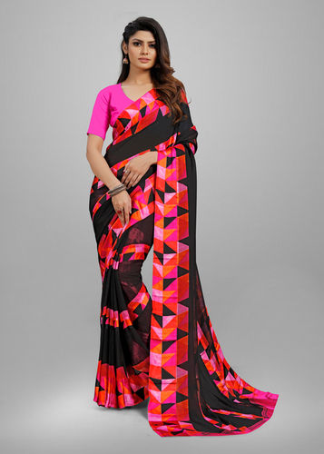 Indian Sai Georgette Saree