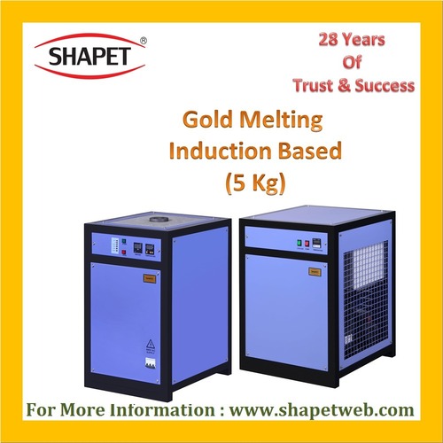 5Kg Gold Induction Based Melting Machine 3 Phase