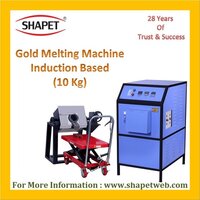 10Kg Gold Induction Based Melting Machine With Tilting