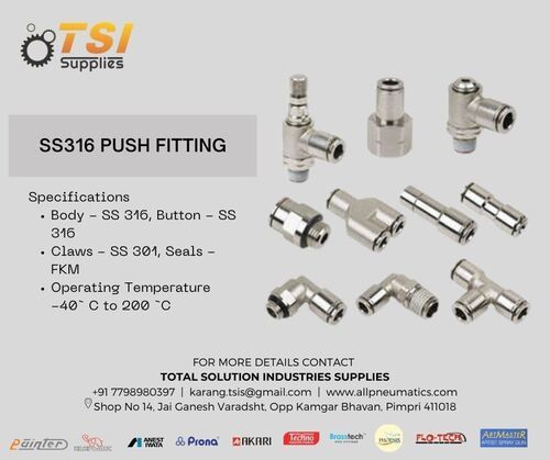 SS PUSH FITTING