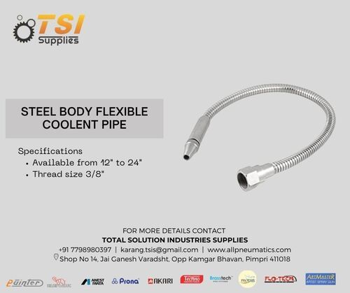 STEEL BODY FLEXIBLE COOLENT PIPE