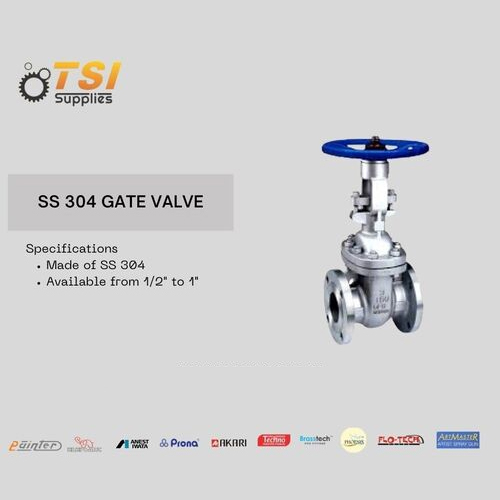 Ss 304 Gate Valve - Air Consumption: Not Applicable (Manual Operation)