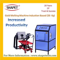 20Kg Gold Induction Based Melting Machine with Tilting