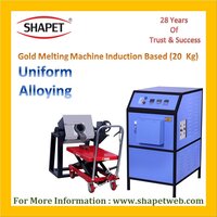 20Kg Gold Induction Based Melting Machine with Tilting