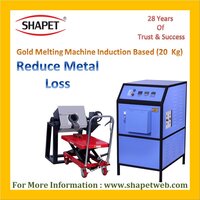 20Kg Gold Induction Based Melting Machine with Tilting