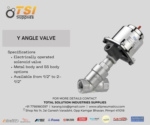 Y ANGLE VALVE