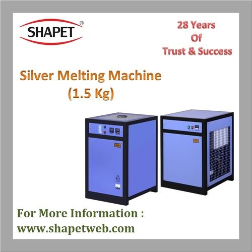 Gray 1.5Kg Silver Induction Based Melting Machine 3 Phase