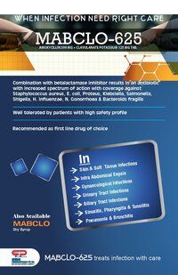 Amoxycillin And Potassium Clavulanate Tablets IP