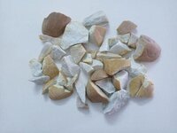 yellow briz natural river stone crushed and polished stone aggregate tiles slab and floor construction used chips 15-30 mm