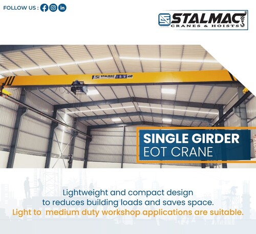 SINGLE GIRDER OVERHEAD CRANE