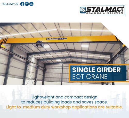 Single Girder Overhead Crane - Application: Industrial