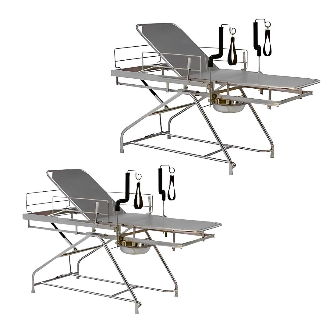 TELESCOPIC LABOUR TABLE FIXED HEIGHT