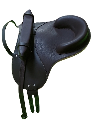 Leather ponypad saddle