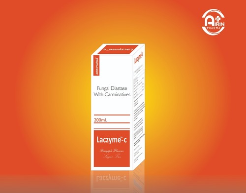 Fungal Diastase Solution - 40mg Fungal Diastase With Carminatives , 250ug Cinnamon Oil, 500ug Caraway Oil, 500ug Cardamom Oil, Liquid Form, Suitable for All