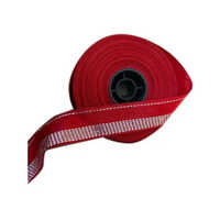 Maroon Single Faced Satin Ribbon - Satin Fabric, Various Sizes Available | Glossy Finish, Soft Texture, Ideal For Crafting And Gift Wrapping