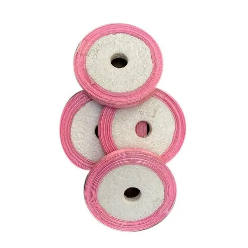 Baby Pink Polyester Satin Ribbon - One Sided, Different Sizes Available | Plain Pattern, Various Colors Offered