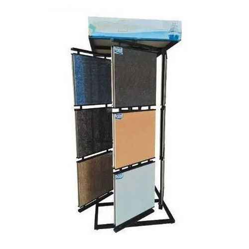 Vertical Sliding Tiles Display Rack