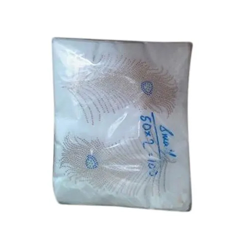 Peacock Design Hot Fix Stone Sticker
