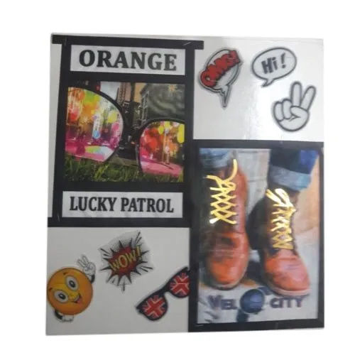 Multicolour Garments Stickers