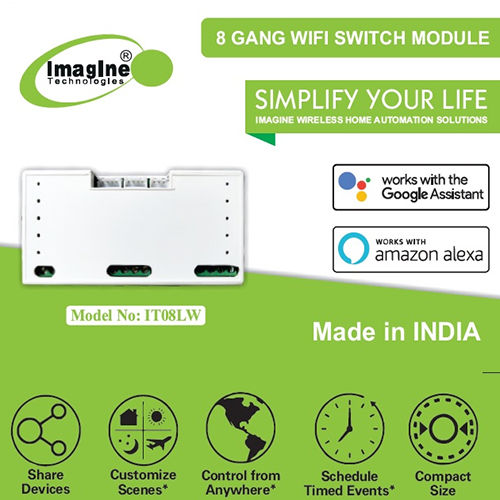 8 Gang Wifi Switch Module