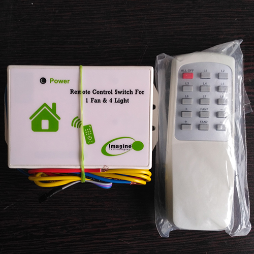 Remote Control Switch For 4 Light 1 Fan Wire Model Humming Less Fan Speed