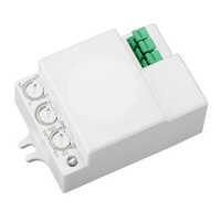 Microwave Small Square Type Microwave And Radar Motion Sensor Switch - Plastic Material, Semi-automatic Functionality | Energy Efficient, Reliable Performance, Easy Installation