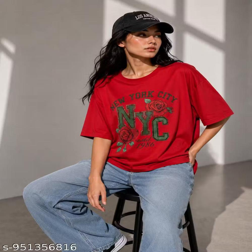 Women T Shirt - Color: Grey