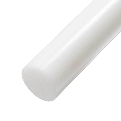 White Delrin Rod