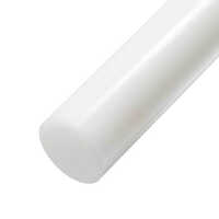 White Delrin Rod