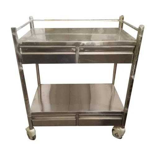 Durable 4 Drawer Medicine Trolley