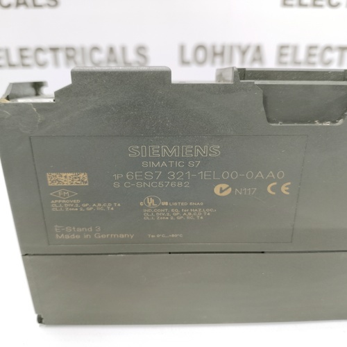 SIEMENS SIMATIC S7300 6ES7321-1EL00-0AA0 DIGITAL INPUT MODULE