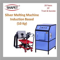 10Kg Silver Induction Based Melting Machine with Tilting