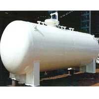 White Propane Storage Tank