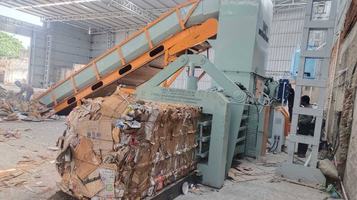 Automatic Horizontal Paper Baler Machine