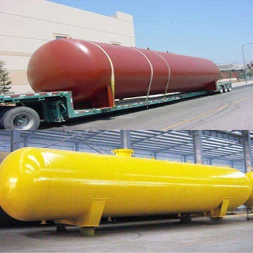 Multicolor Ammonia Gas Storage Tank