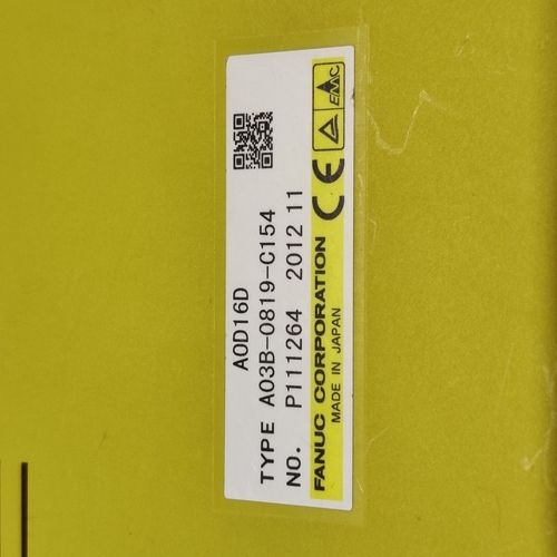 FANUC A03B-0819-C154 MDL-AOD16D OUTPUT MODULE