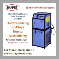 500gm Silver Induction Based Melting Machine