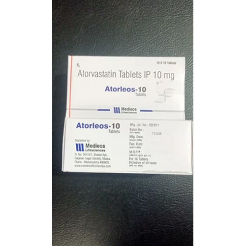 Atorvastatin 10mg Tablets IP