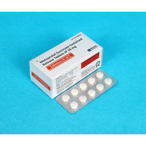 Metoprolol Succinate 50mg Sustained Release Tablets IP