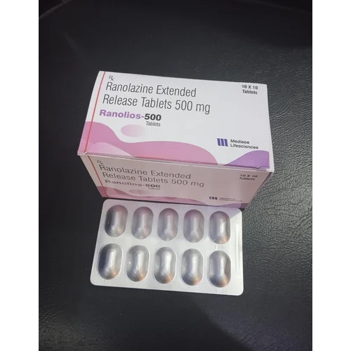Ranolazine Extended 500mg Release Tablets
