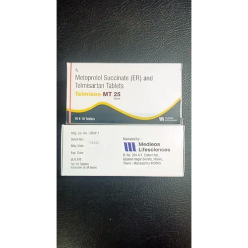 Telmisartan 40mg  Metaprolol Sr 25mg