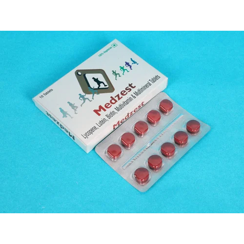 Lycopene Lutein Biotin Multivitamin And Multimineral Tablets
