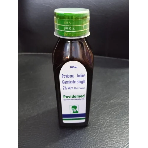 Povidone-Iodine Germicide 100ml Gargle M-V Mint Flavour Syrup
