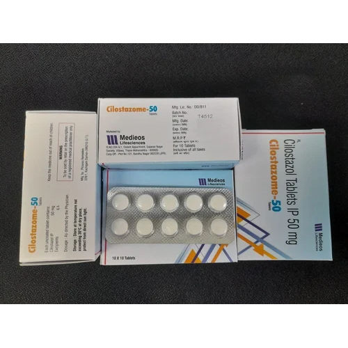 50mg Cilostazol Tablets Ip General Medicines at Best Price in Jaipur ...