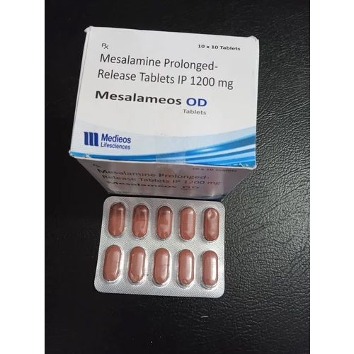 1200mg Mesalamine Prolonged Release Tablets IP