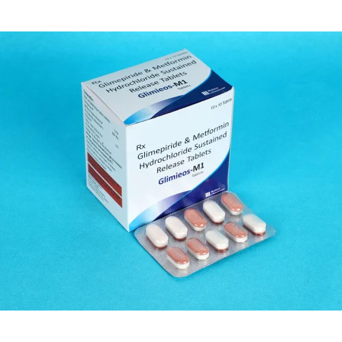 Glimepiride And Metformin Hydrochloride Sustained Release Tablets