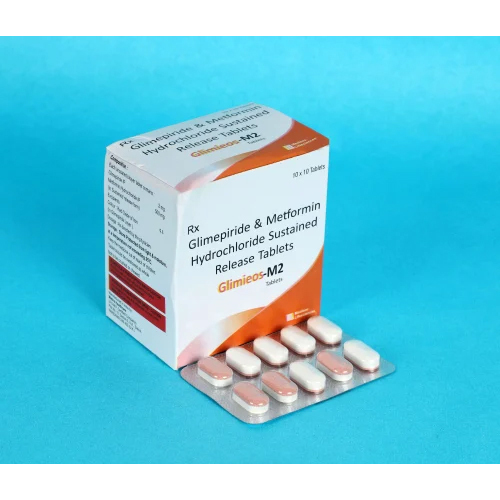 Glimepiride And Metformin Hydrochloride Sustained Release Tablets
