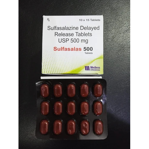 500mg Sulfasalazine Delayed Release Tablets USP