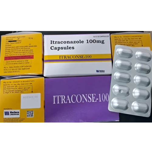 100mg Itraconazole Capsules