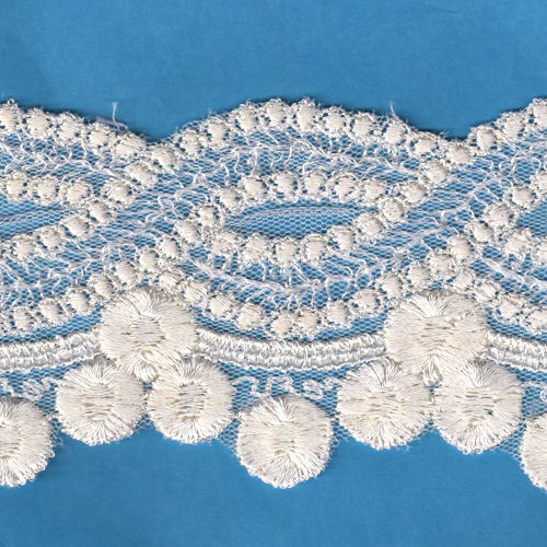 Embroidered Net Embroidery Strip 06-208